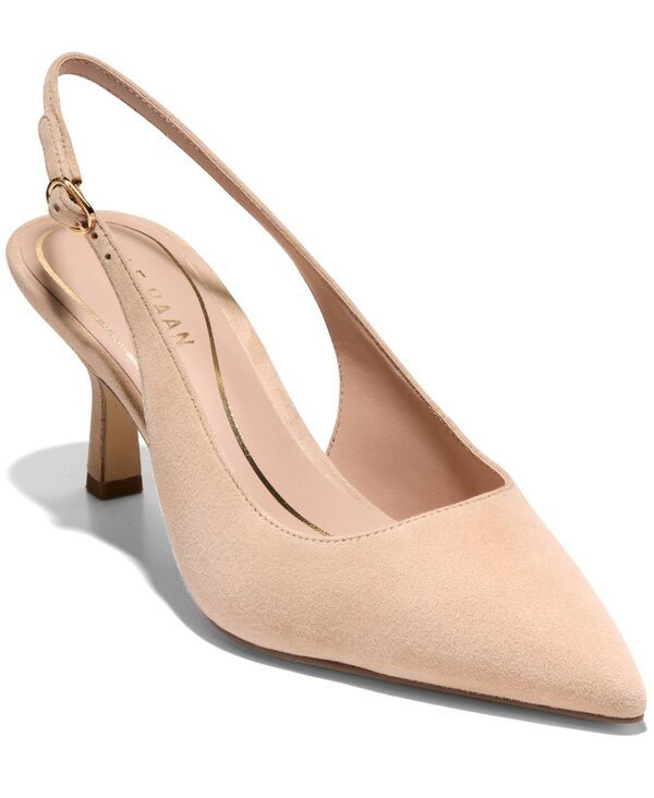 コールハーン レディース シューズ パンプス Cole Haan Womens Hansell Slingback Pumps Tuscan Sand Suede サンド