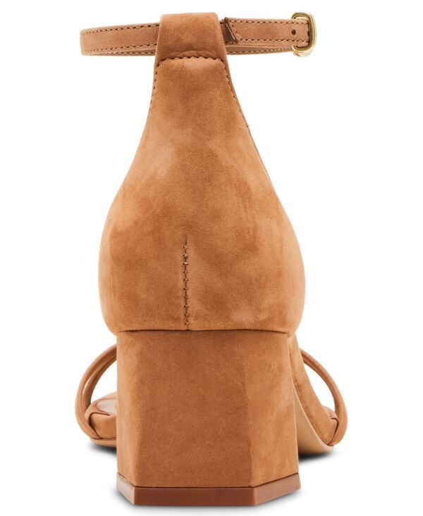 スティーブ マデン レディース シューズ サンダル ヒール Steve Madden Womens Rae Strappy BlockHeel Sandals Tanubuck タン
