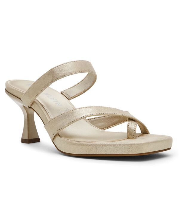 アンクライン レディース シューズ サンダル Anne Klein Womens Jevelli Strappy Dressandals Gold ゴールド