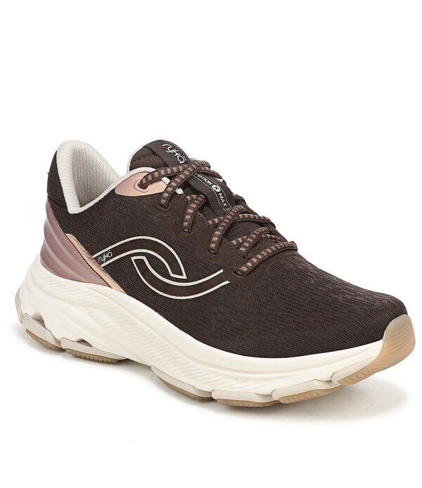 ライカ レディース シューズ スニーカー メッシュ Ryka Womens Devotion X Max 2 Mesh Fabric Walking Sneakers Java Brown ブラウン