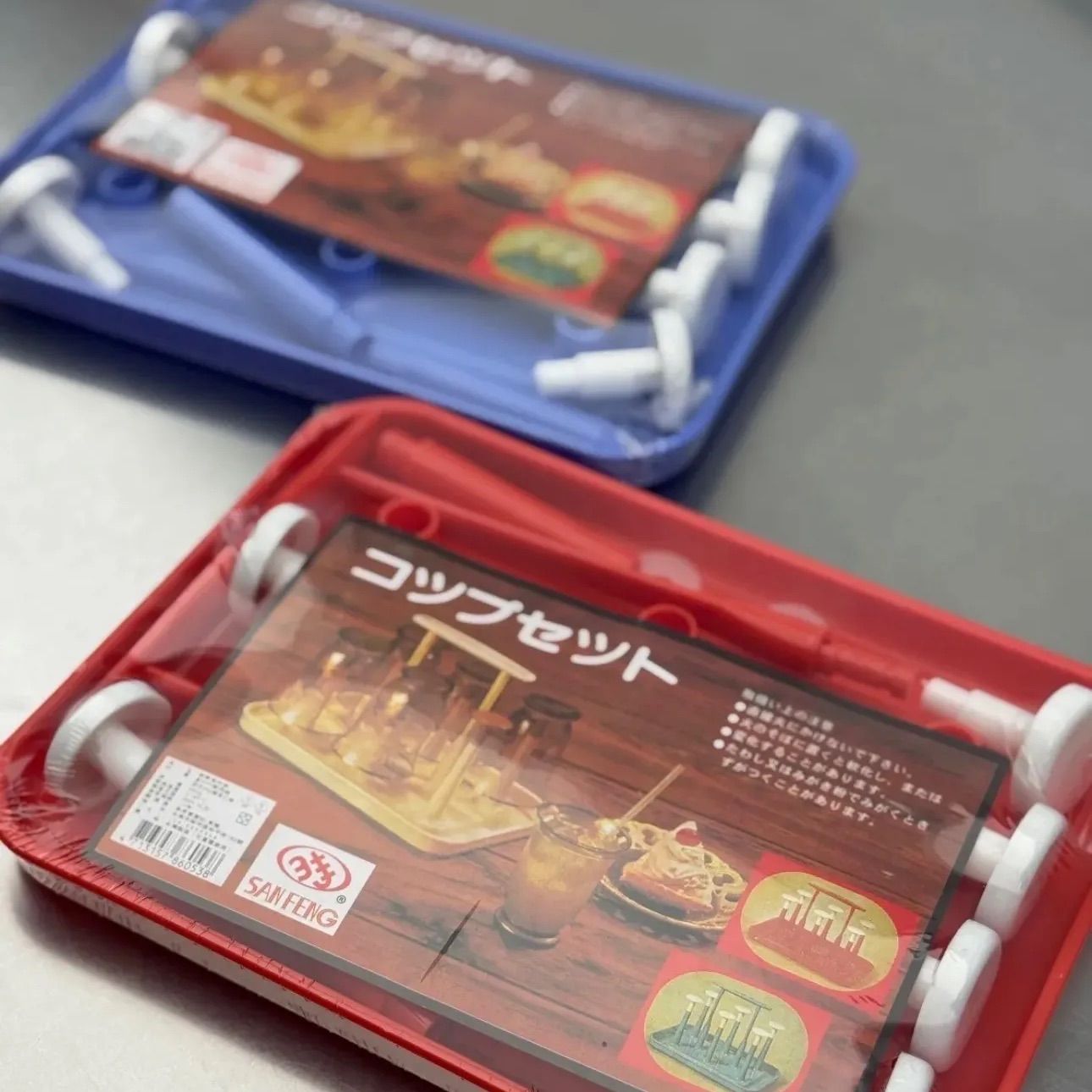 flower様専用 台湾 コップ立て トレイ付き レトロ 昭和レトロ