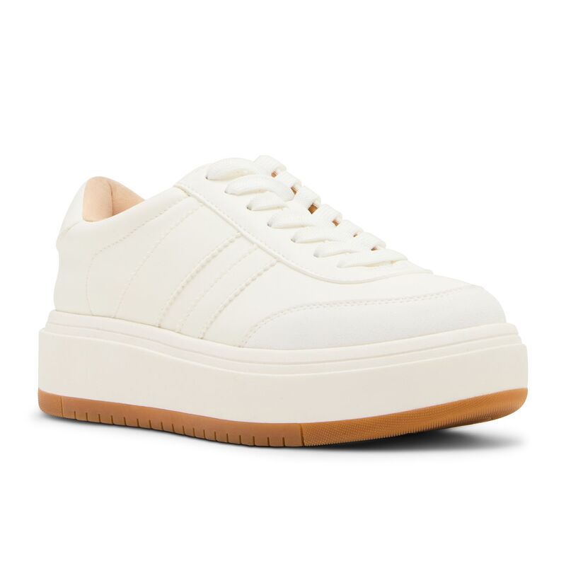 マッデンガール レディース シューズ スニーカー プラットフォーム madden girl Navida Womens Platform Sneakers White ホワイト