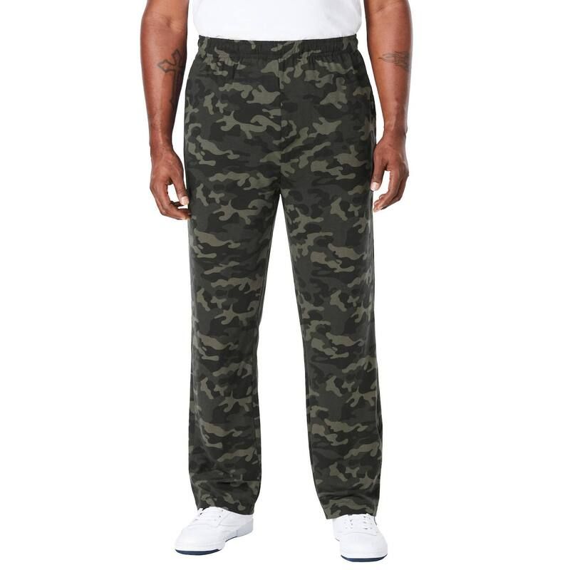 キングサイズ レディース ボトムス カジュアルパンツ スウェットパンツ トール ジャージー KingSize Mens Big Tallightweight Jersey OpenBottom Swe