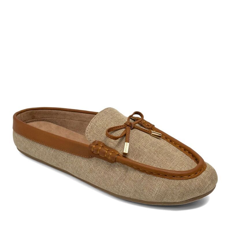 エアロソールズ レディース シューズ サンダル Aerosoles Daffodil Womens Bow Accent SlipOn Mules Natural
