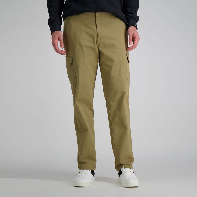 ハガー レディース ボトムス カジュアルパンツ カーゴパンツ Mens Haggar FlatFront Stretch Comfort Cargo Pants Camel キャメル