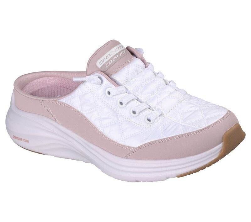 スケッチャーズ レディース シューズ サンダル Skechers Contour Foam Womens Cozy Fit SlipOn Shoes Lavender ラベンダー
