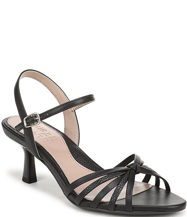 ナチュライザー レディース シューズ サンダル Naturalizer Tawny Knotted Strappy Dressandals Black ブラック