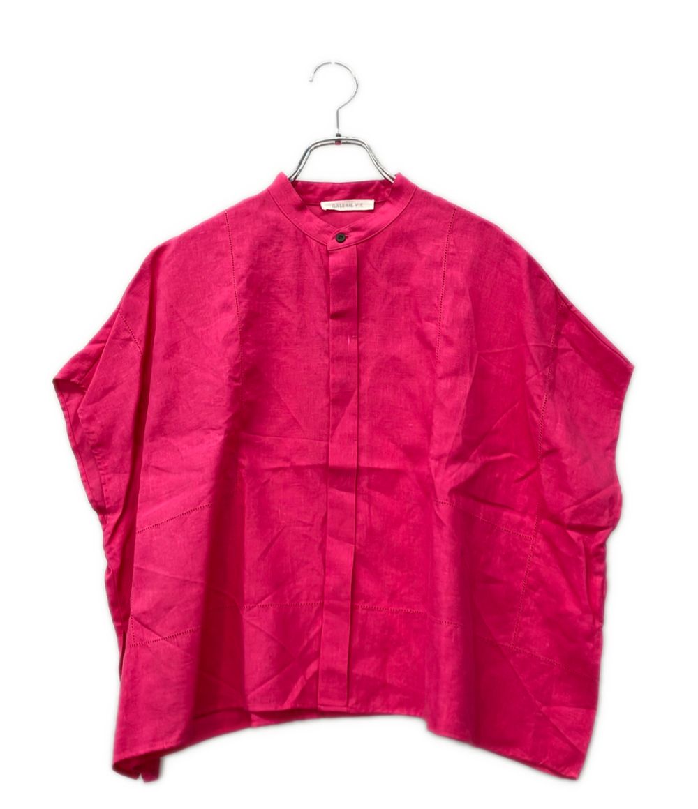 ギャルリーヴィー フレンチリネン スタンドカラーシャツ レディース SIZE F (M) GALERIE VIE