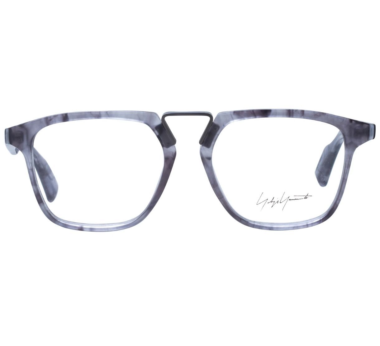 Yohji Yamamoto YY1029 908 Grey スクエア メガネフレーム 53□17-148 メンズ フルリム 眼鏡 アイウェア 新品 正規品 ケース付