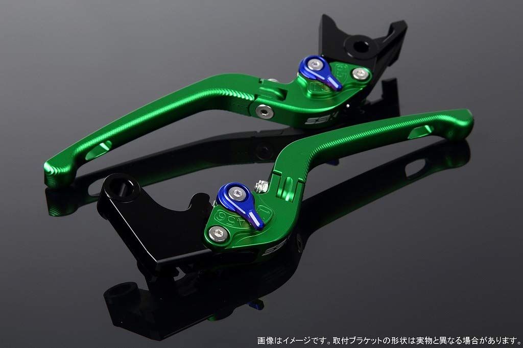 新着商品 SSK スピードラ アジャストレバーセット 3D可倒式 レバー本体カラー:マットグリーン アジャスターカラー:マットブルー HONDA ADV150 KF38