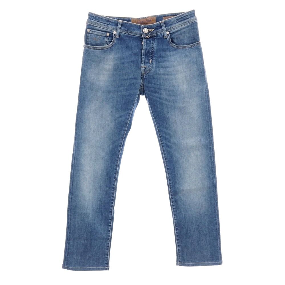 【中古】ヤコブコーエン JACOB COHEN J622 LIMITED ストレッチ コットンエラストマルチエステル デニムパンツ ジーンズ ブルー【サイズ32】【メンズ】