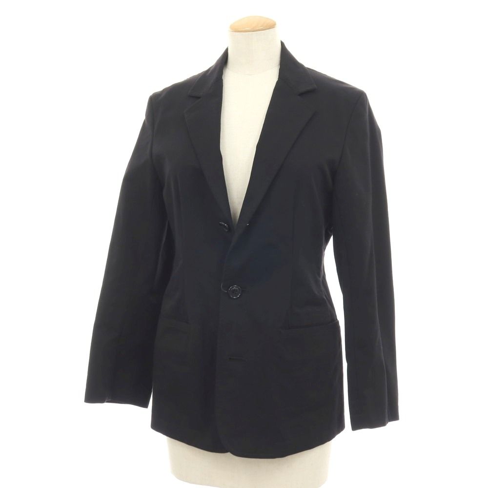 【中古】ワイズ Y's 1996AW ナイロンポリエステル 3B テーラードジャケット ブラック【サイズM】【レディース】