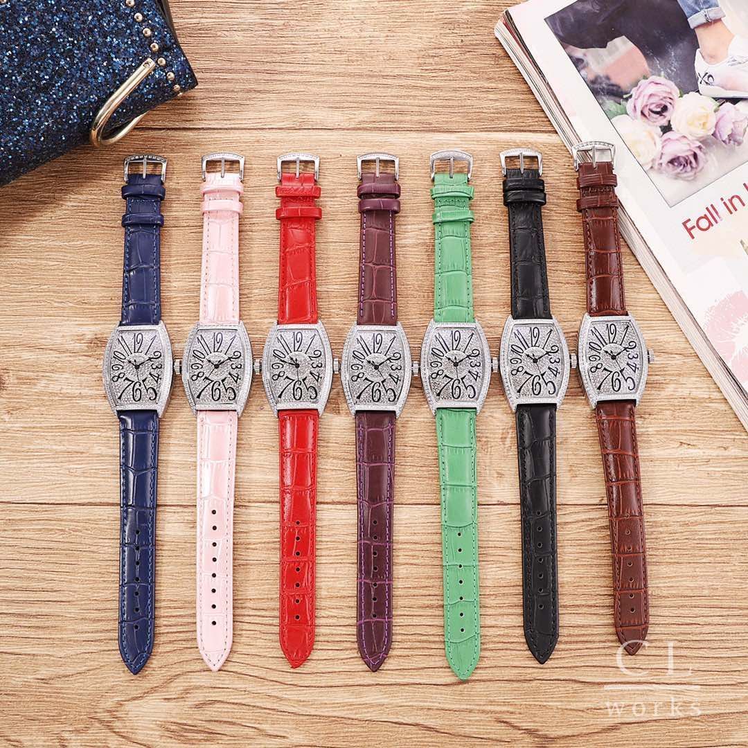 今日特価！Franck Muller フランク?ミュラー 39×32mm 酒桶型 レディース ユニーク 腕時計