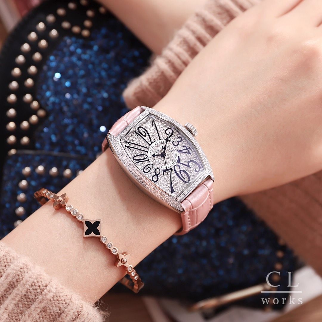 今日特価！Franck Muller フランク?ミュラー 39×32mm 酒桶型 レディース ユニーク 腕時計