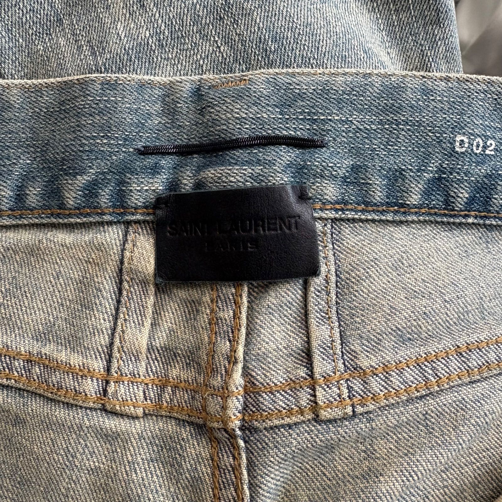 Saint Laurent paris サンローランパリ デストロイデニム クラッシュ 