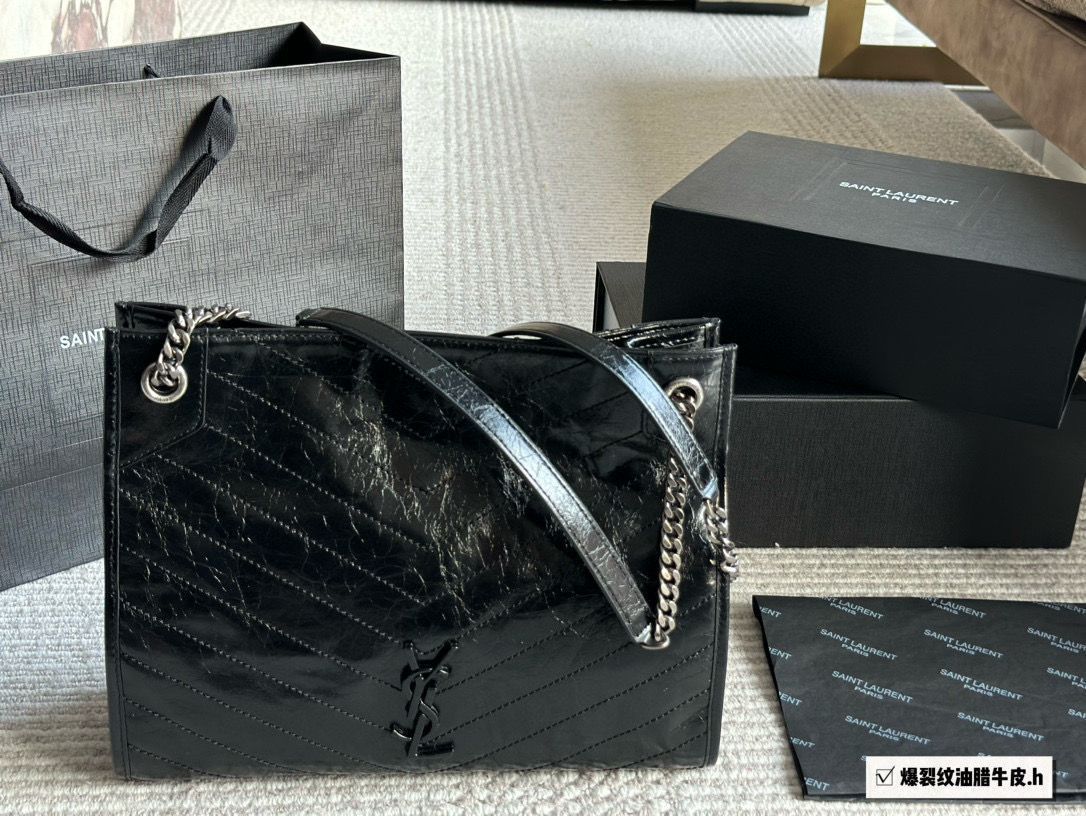 【今日特価】YSL Niki Shopping Bag ワイエスエル ニキ ショッピング バッグ-WTO輸入3