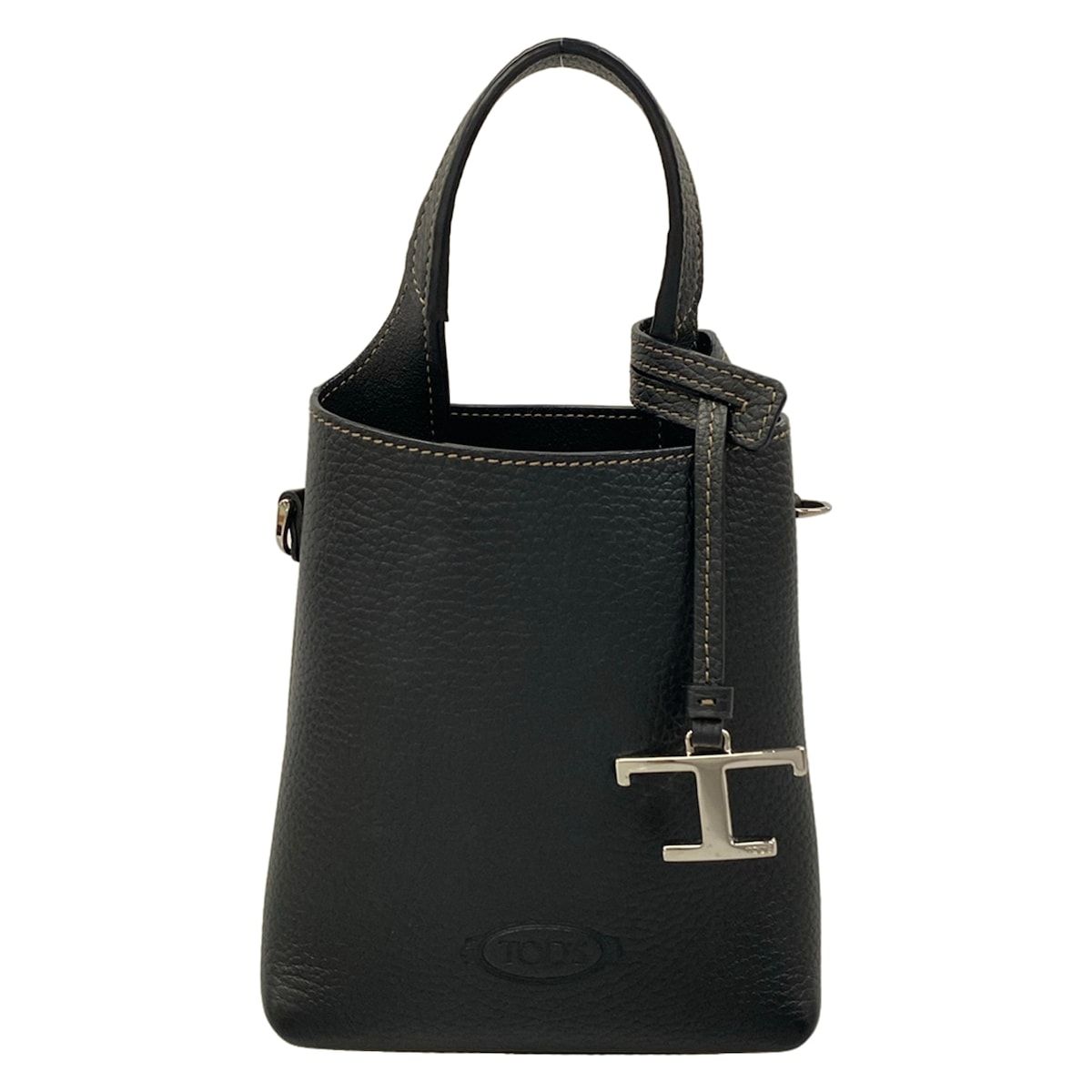TOD'S(トッズ) ハンドバッグ レザー バッグ マイクロ XBWAPAT9000QRIB999 黒 レザー