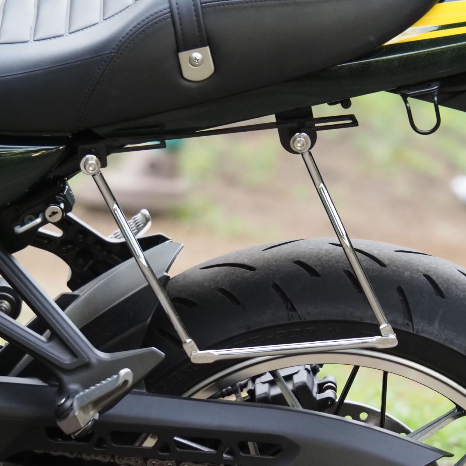 新品 ワールドウォーク Z900RS専用ベルトループ付きサドルバッグ