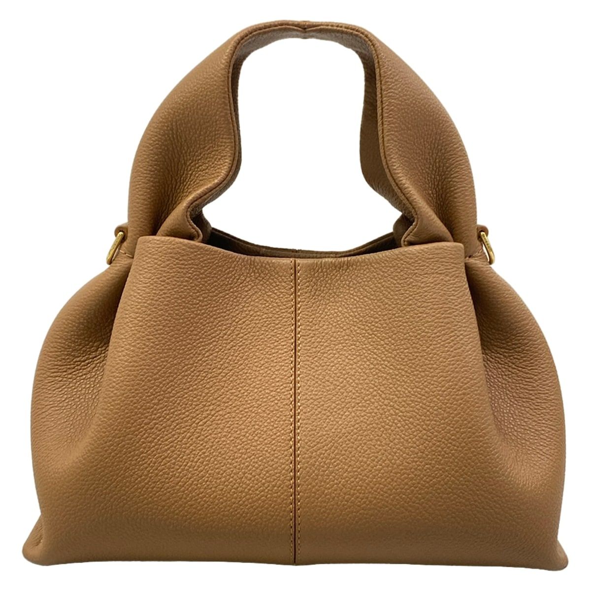 POLENE(ポレーヌ) ハンドバッグ美品 ヌメロ ヌフ ミニ ブラウン レザー