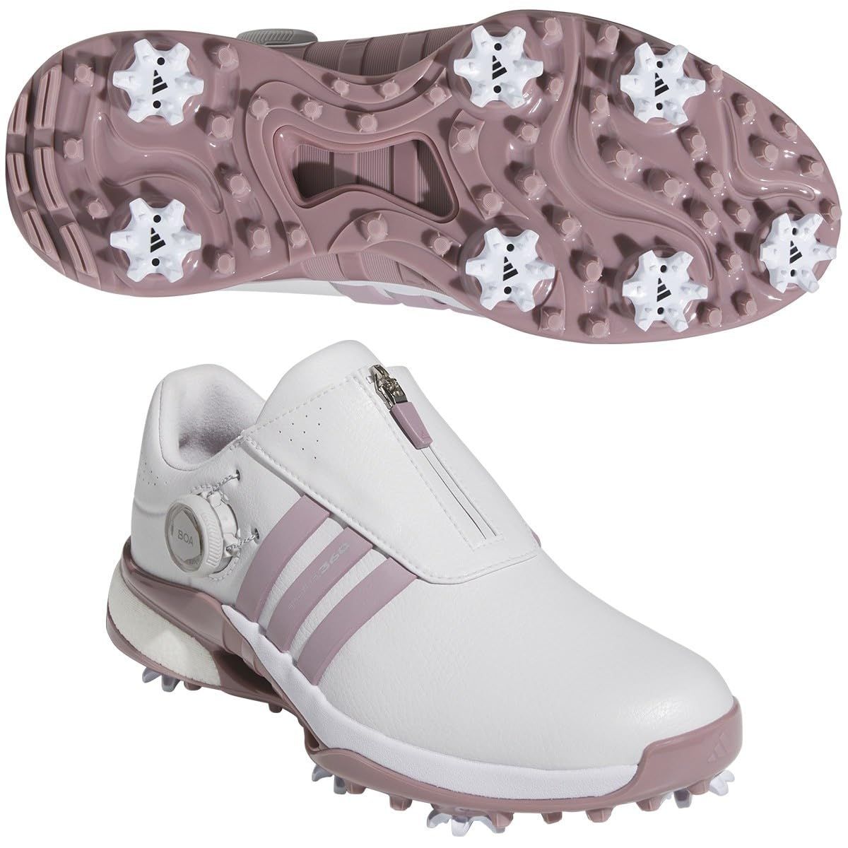 [adidas] ウィメンズ ツアー360 24 ボア [ダッシュグレー／プリラブドフィグ／シルバーメタリック] [Free Size]
