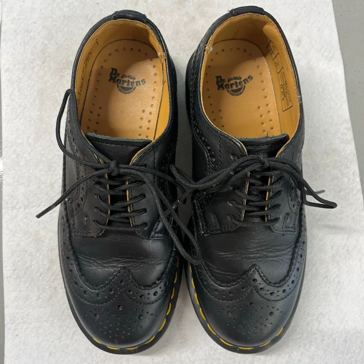 DR. MARTENS 3989 ウイングチップ ブラック UK3