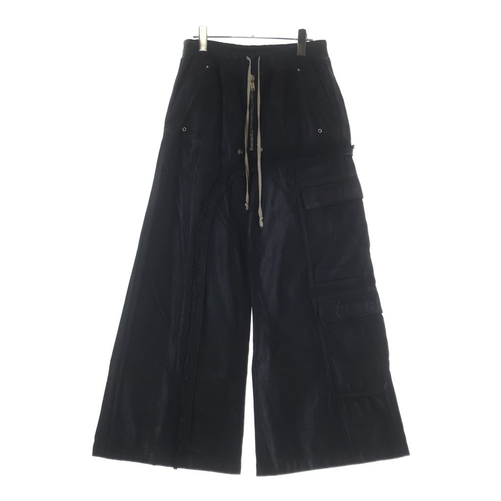 DRKSHDW (ダークシャドウ) 25SS IMBALANCED DOUBLE CARGO JUMBO BELAS DU01E3375-DC インバランスド ダブル カーゴ ジャンボ ベラ ワイドパンツ ブラック