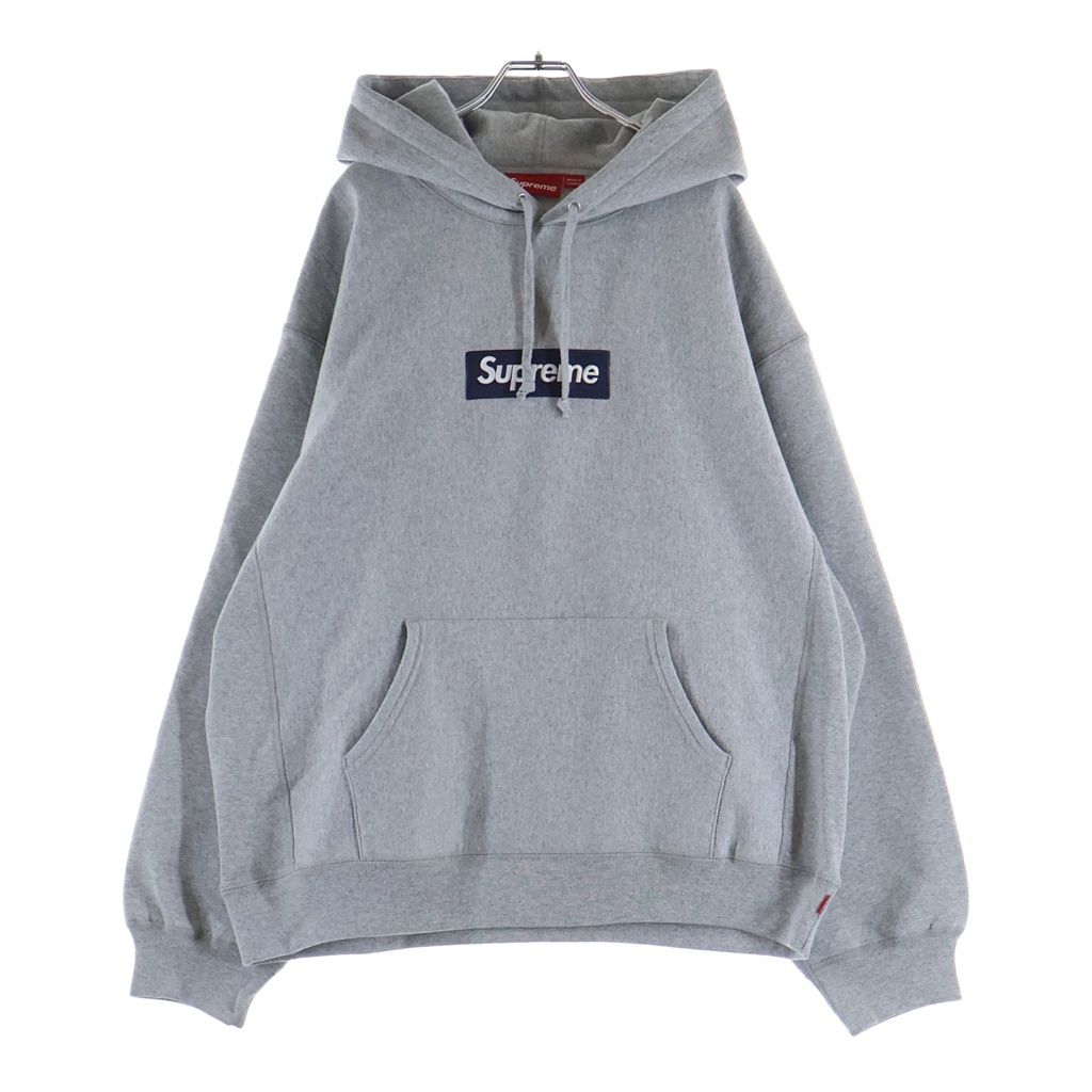 SUPREME (シュプリーム) 25AW Box Logo Hooded Sweatshirt ボックスロゴ プルオーバースウェットパーカー フーディ グレー