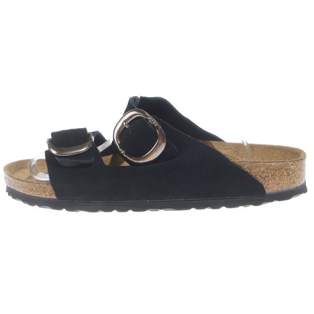 CHROME HEARTS (クロムハーツ) ×BIRKENSTOCK ビルケンシュトック ARIZONA アリゾナ ガンスリンガーレザーサンダルブラック/シルバー