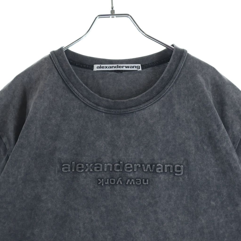 ALEXANDER WANG (アレキサンダーワン) Washed T-Shirt エンボスロゴ