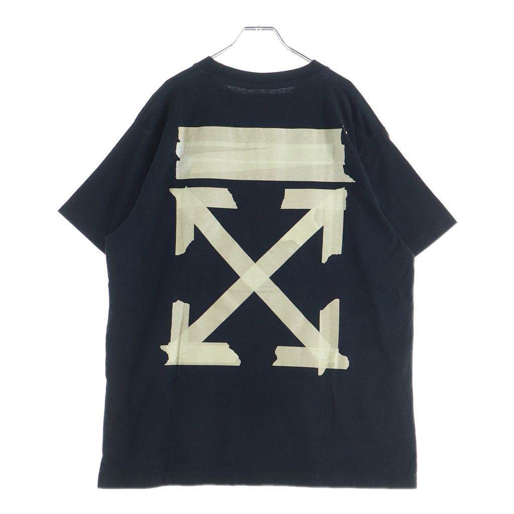 OFF-WHITE (オフホワイト) 20SS Tape Arrows T-Shirt 半袖Tシャツ ブラック OMAA038R20185002