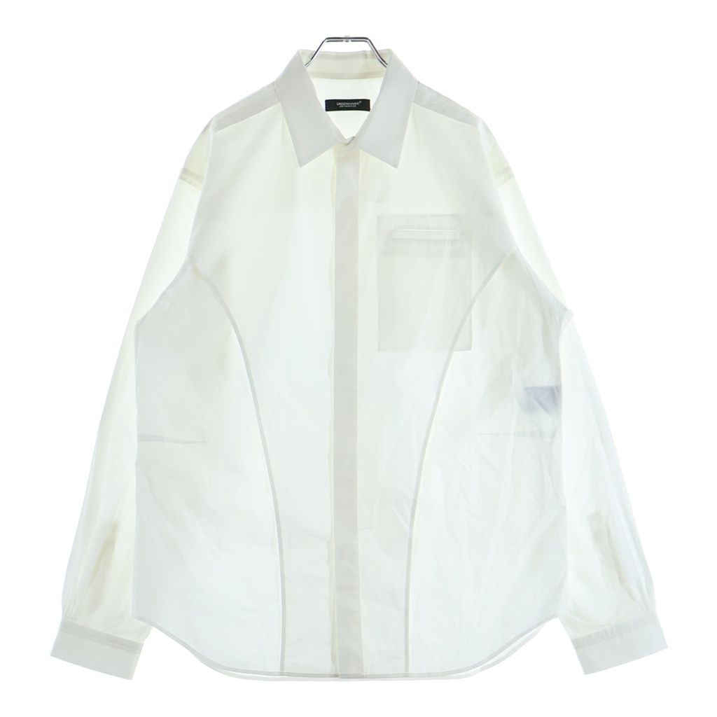 UNDERCOVER (アンダーカバー) 25AW タイプライターインサイドアウトシャツ 長袖シャツ ホワイト