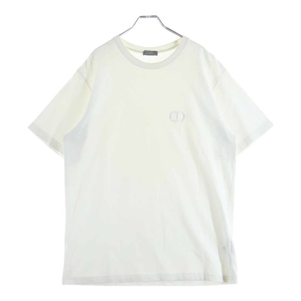 DIOR (ディオール) CDアイコン 半袖Tシャツ 943J605A0554 ホワイト
