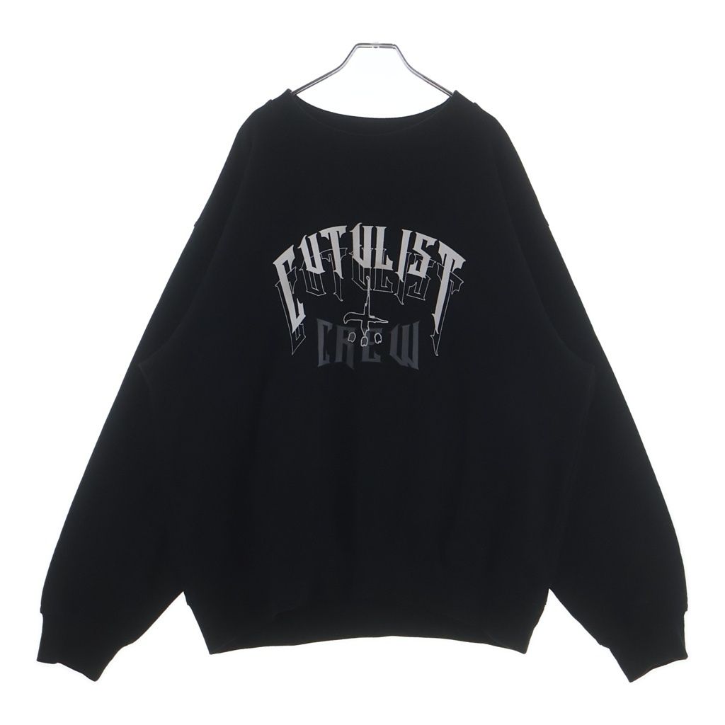 cvtvlist (カタリスト) フロントロゴ クルーネックスウェットトレーナー ブラック 2510120403