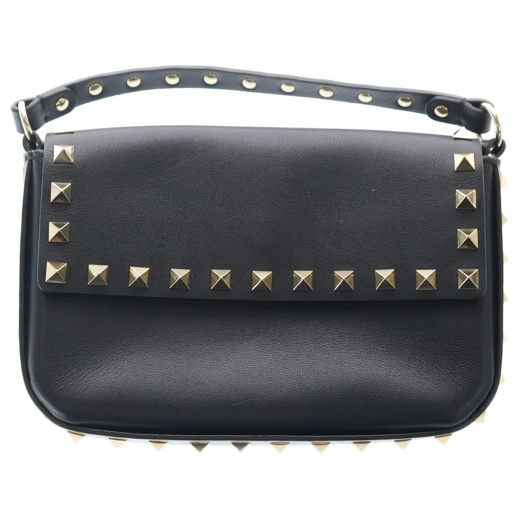 VALENTINO (ヴァレンティノ) ロックスター ロックスタッズ ミニバッグ ショルダーバッグ レザー ゴールド金具