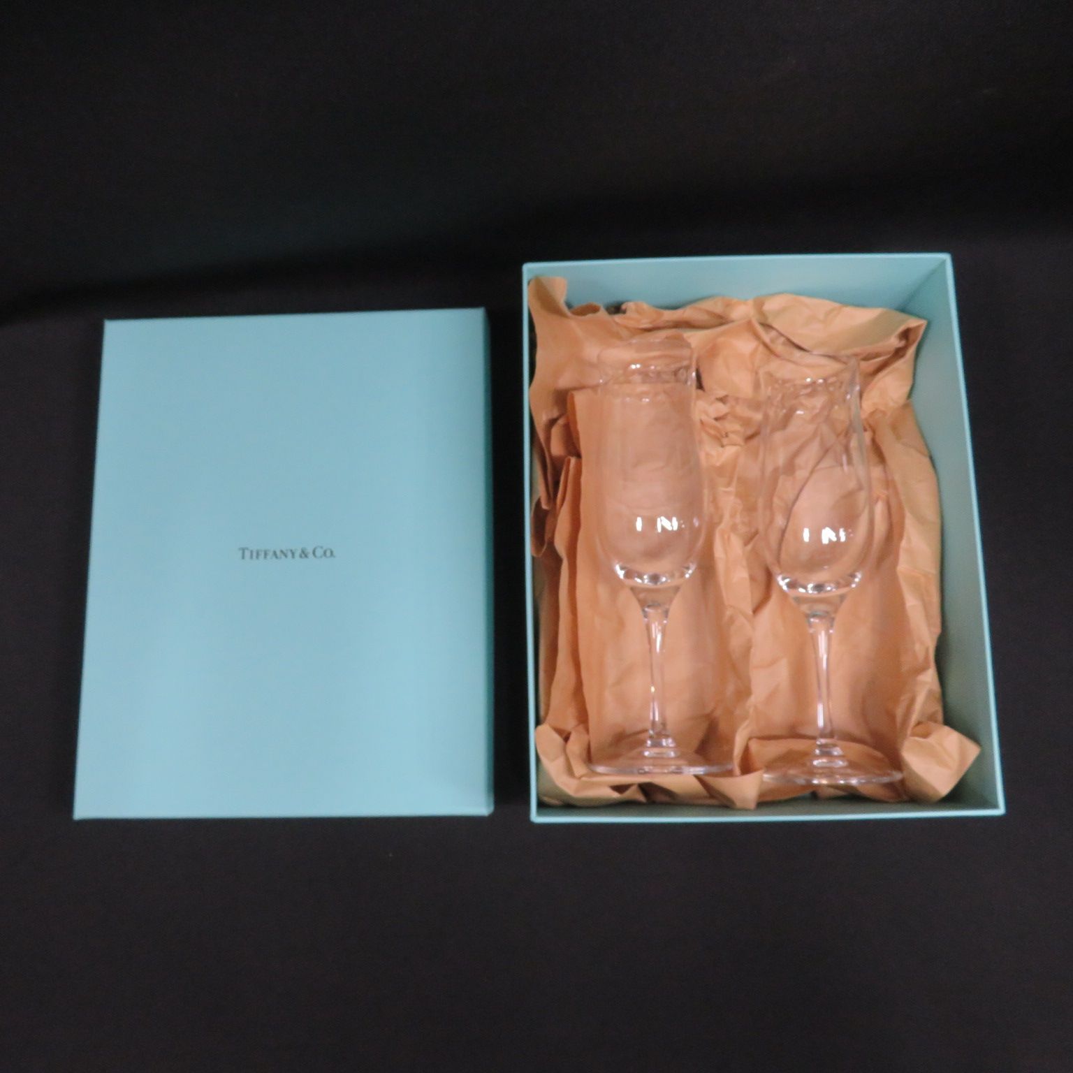 9008☆□ティファニー(TIFFANY)□ペアグラス□箱付□送料込み - メルカリ
