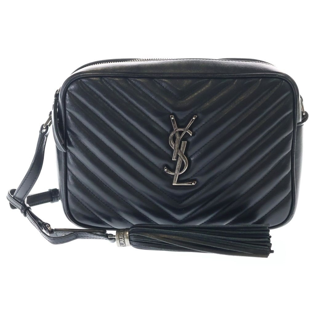 SAINT LAURENT PARIS (サンローランパリ) ルー ショルダーバッグ ブラック レザー 574494 シルバー金具