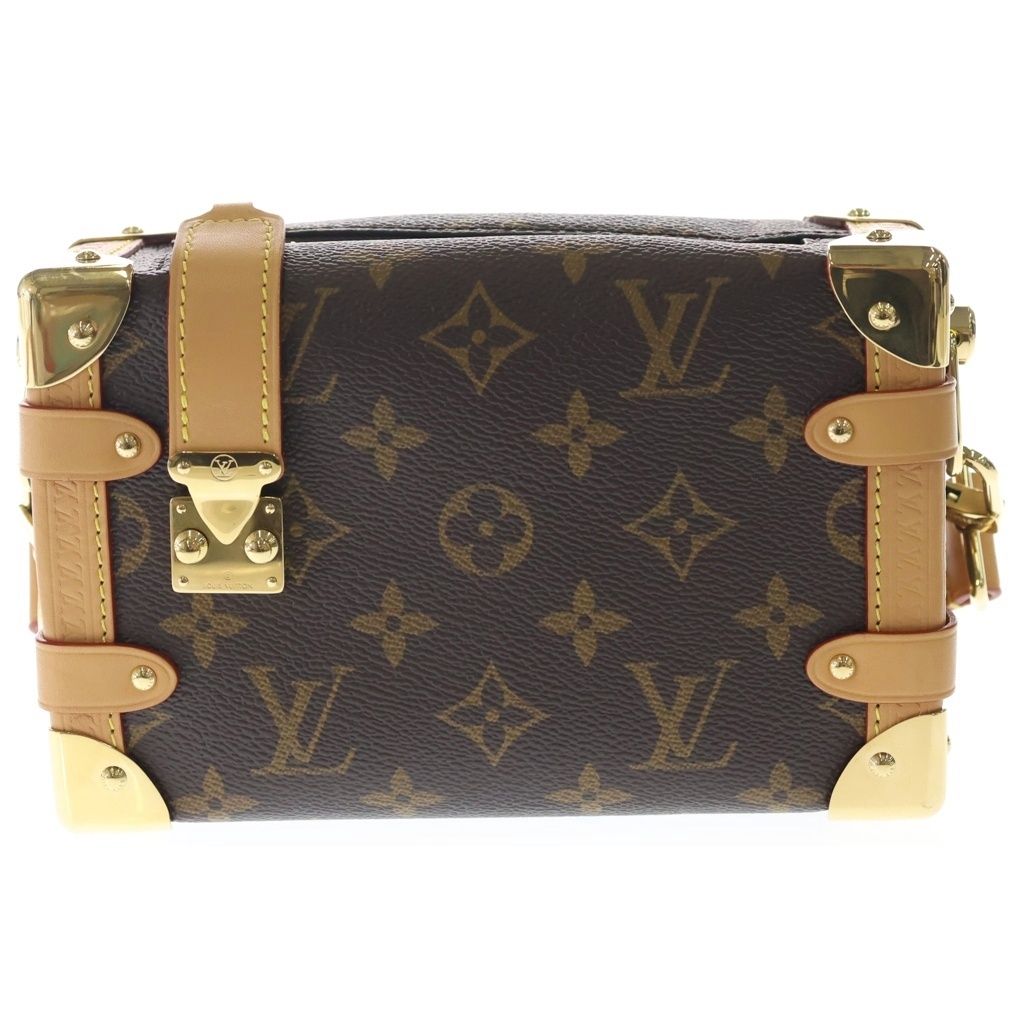 LOUIS VUITTON (ルイヴィトン) サイドトランク PM モノグラム PVC レザー ショルダーバッグ ブラウン M46815