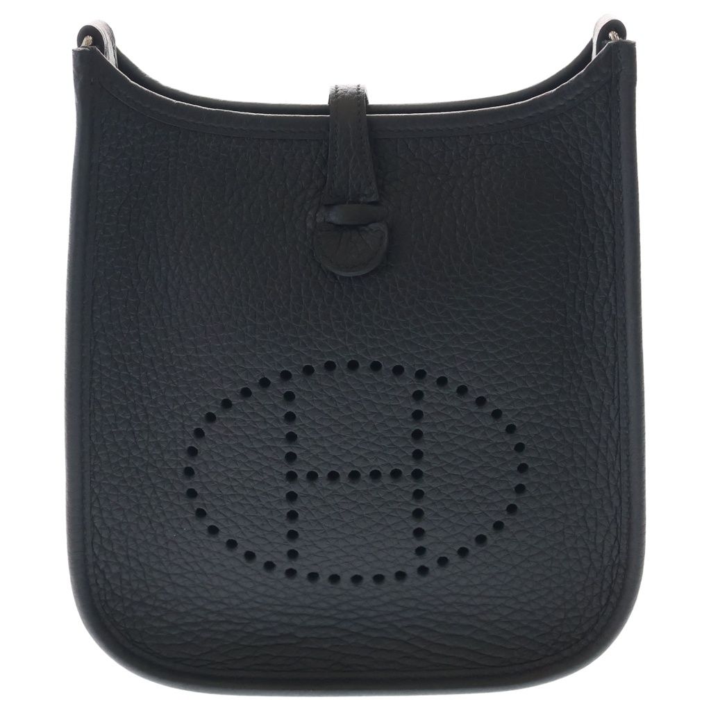 HERMES (エルメス) エブリンTPM ブラック ノワール トリヨンクレマンス シルバー金具 ショルダーバッグ K刻印