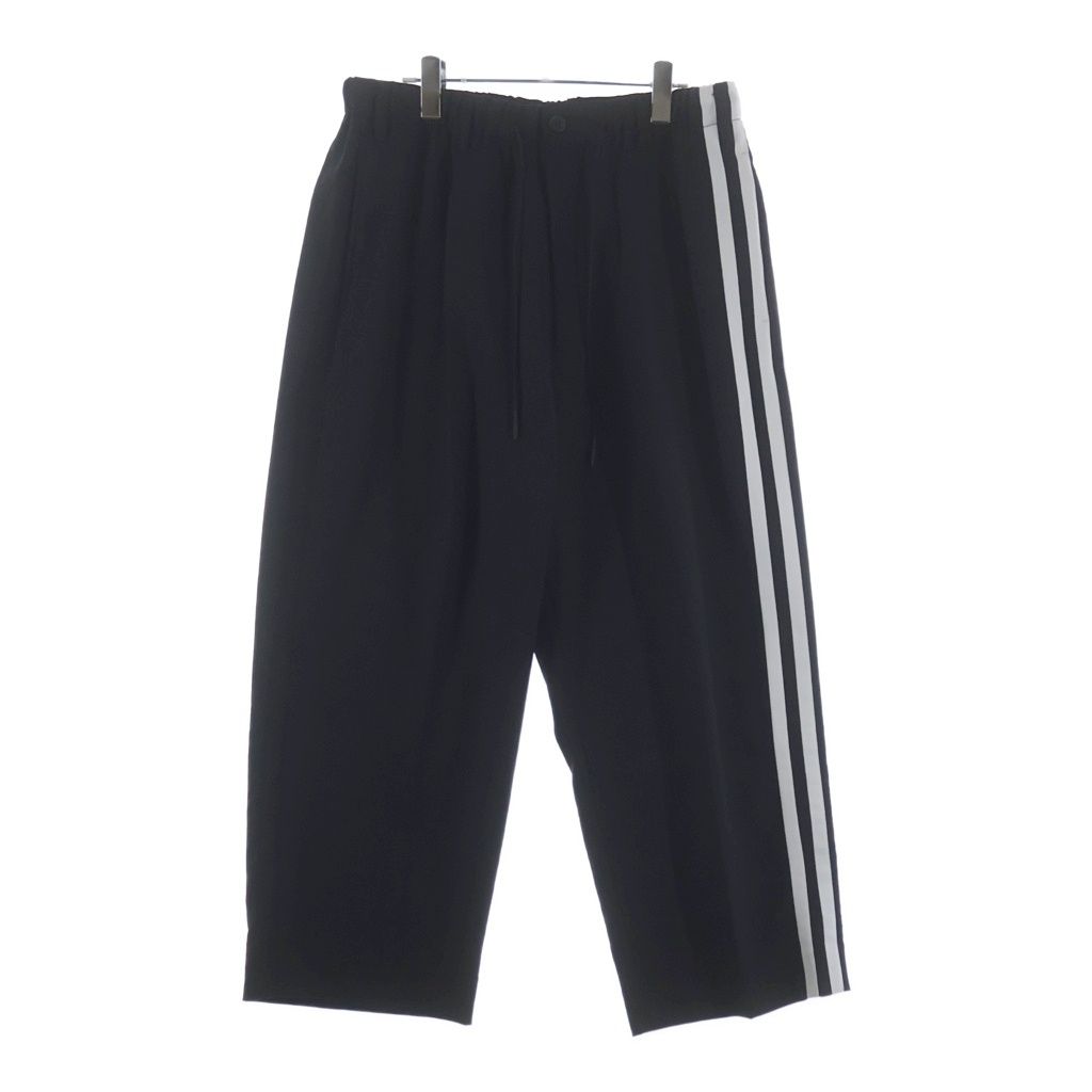 Y-3 (ワイスリー) M CH1 ELEGANT 3 STRIPE PANTS エレガント サイド3ストライプ ワイドスラックスパンツ ブラック HG6082