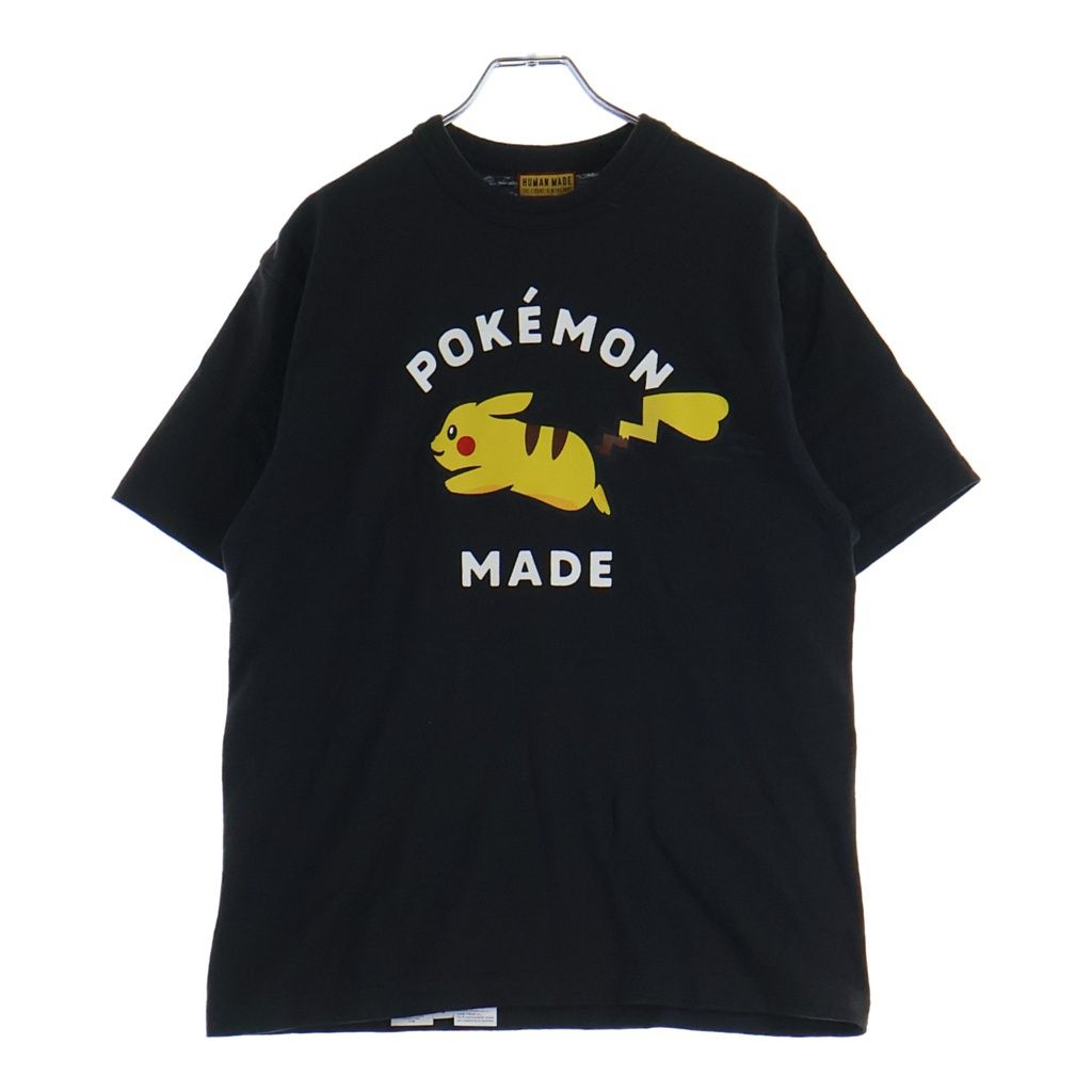 HUMAN MADE (ヒューマンメイド) Pokemon Made Graphic Tee ポケモン メイド グラフィック クルーネック半袖Tシャツカットソー チャコール XX31TE020