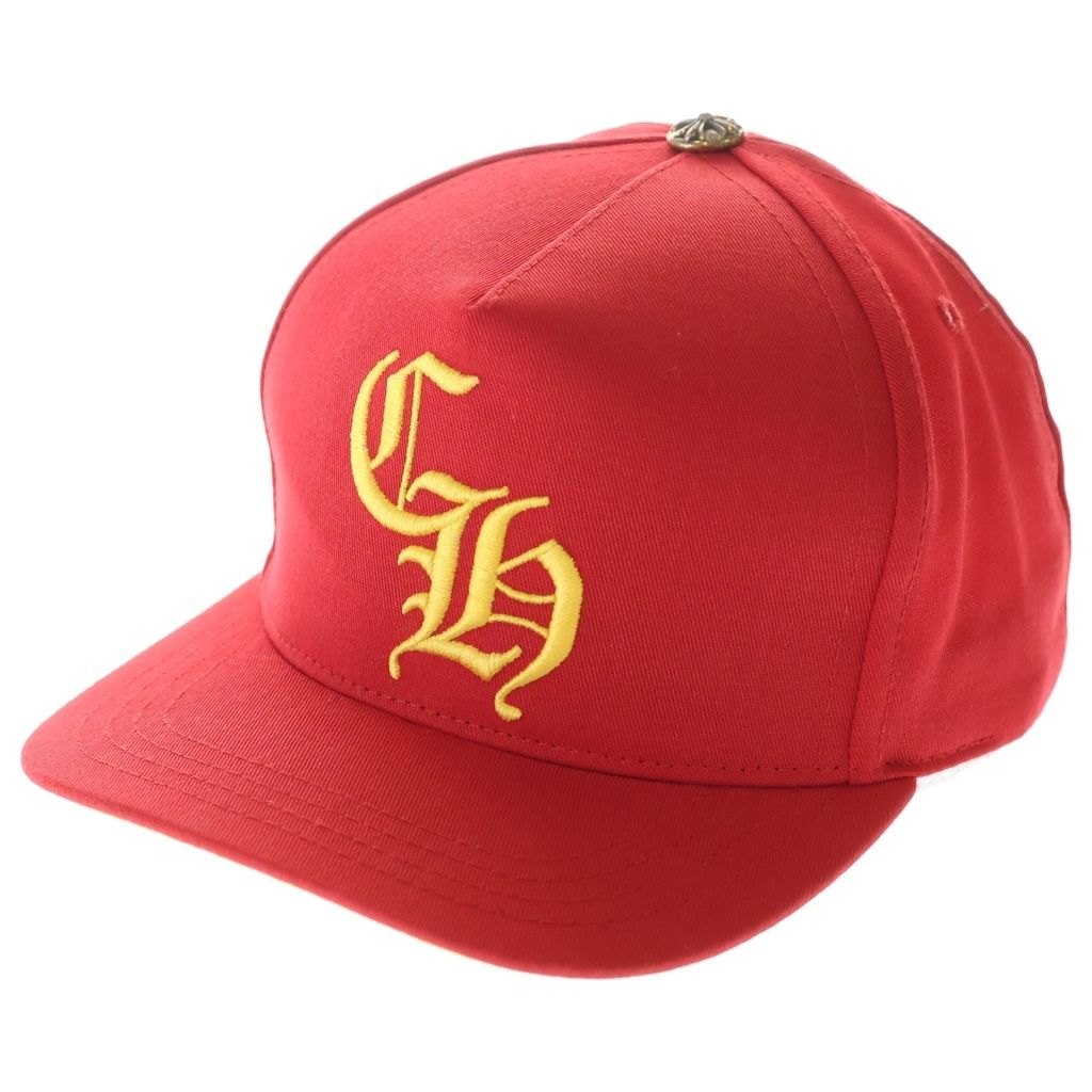 CHROME HEARTS (クロムハーツ) CH BASEBALL Trucker Cap トラッカーキャップ ベースボールキャップ 帽子 レッド/イエロー
