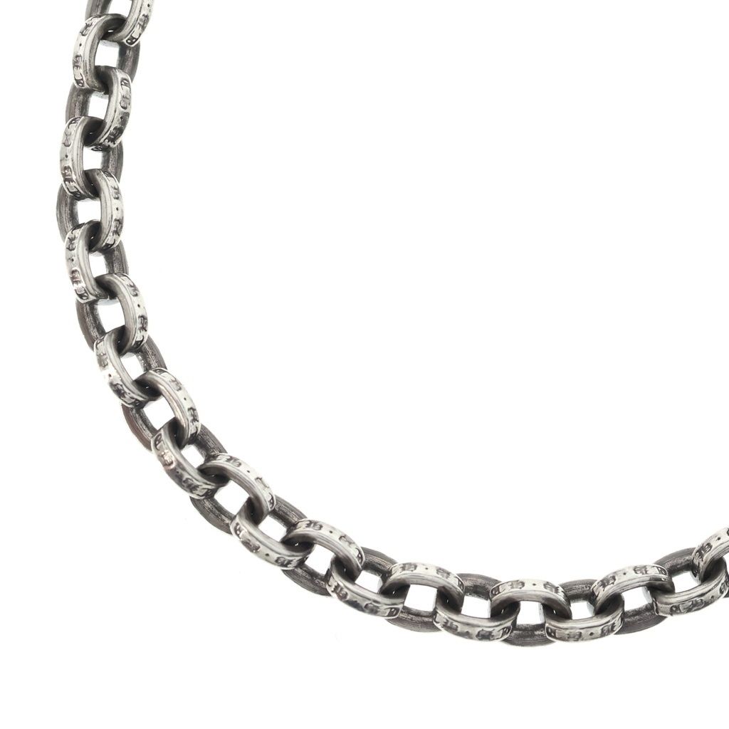 CHROME HEARTS (クロムハーツ) PAPER CHAIN 18 ペーパーチェーンネックレス 18inch シルバー BCA086