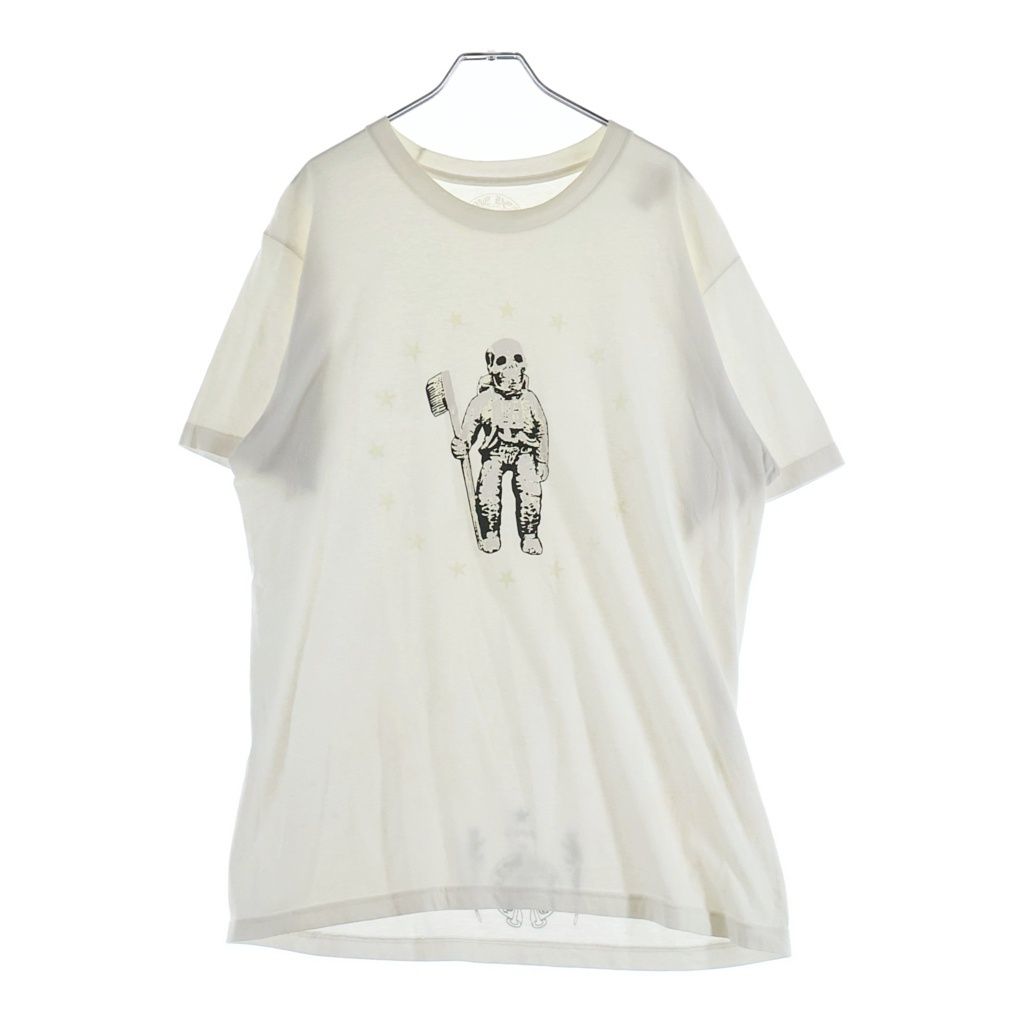 CHROME HEARTS (クロムハーツ) FOTI フロントフォティプリント クルーネック 半袖Tシャツ ホワイト