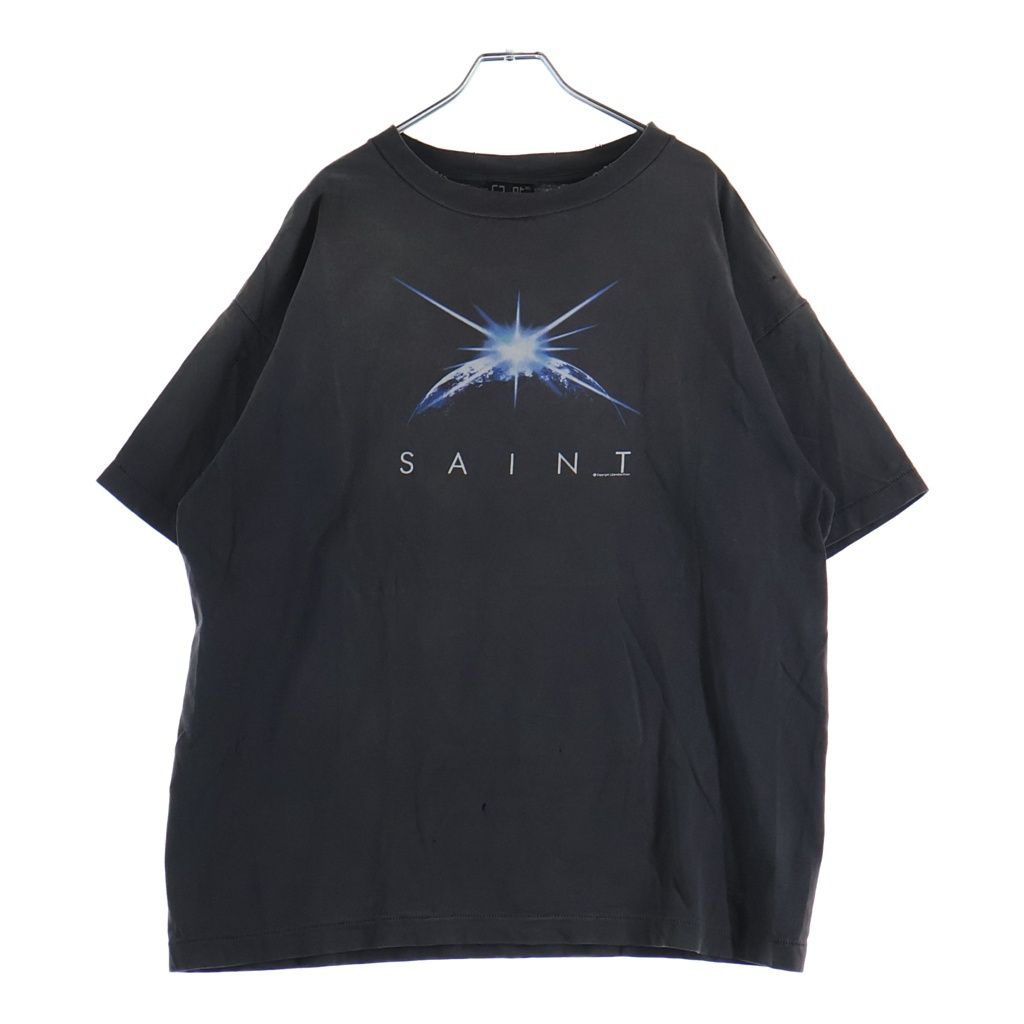 SAINT MICHAEL (セントマイケル) 23AW SM-S23-0000-005 フロントプリント クルーネック 半袖Tシャツ グレー