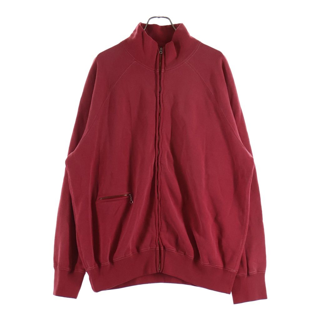 MAATEE&SONS (マーティーアンドサンズ) 24AW VINTAGE JIP ヴィンテージ加工 ジップアップフーディー パーカー レッド MT4303-0802