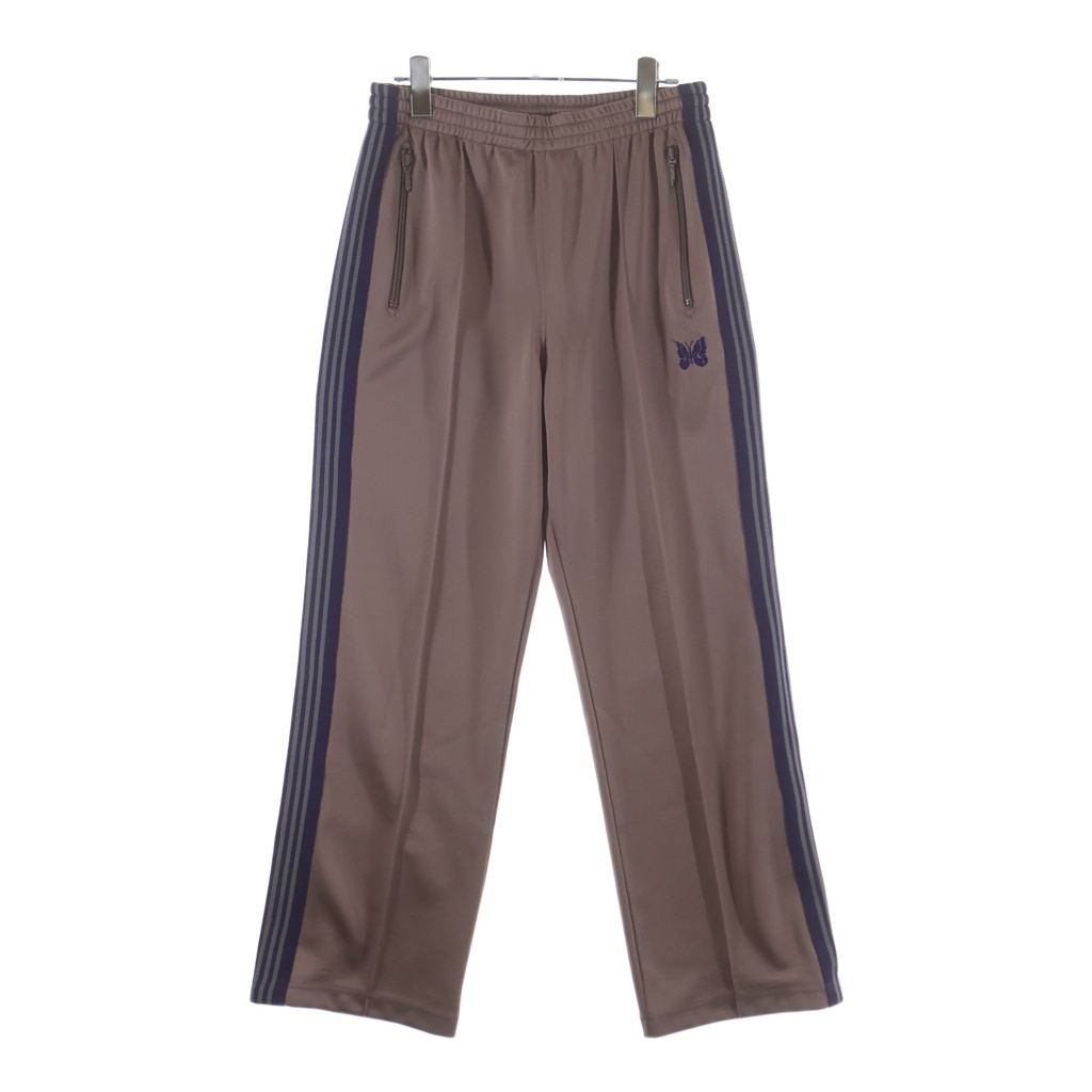 Needles (ニードルス) 22AW Track Pant サイドライン ロゴ刺繍 トラックパンツ ピンク LQ229