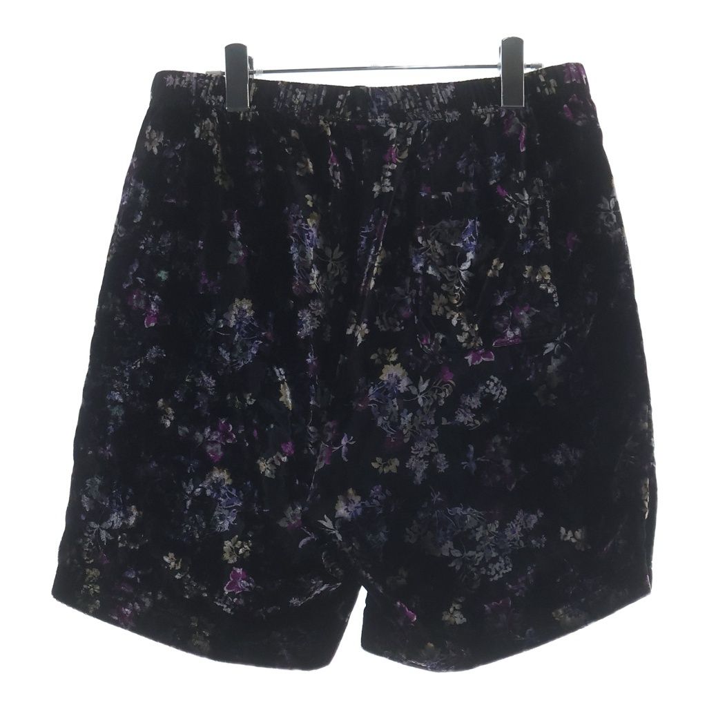 SUPREME (シュプリーム) 19AW Floral Velour Shorts アーチロゴ ベロア
