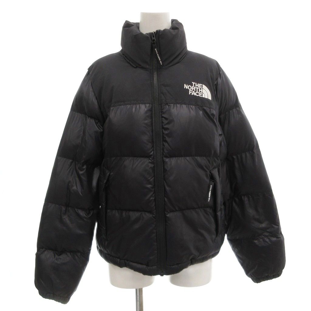 ザノースフェイス THE NORTH FACE ヌプシ オンオール ジャケット NUPTSE ON BALL JACKET ダウン 光沢 ロゴ刺繍 ジップアップ S 黒 ブラック NJ3NP85D /GV ■GY53 18,389円