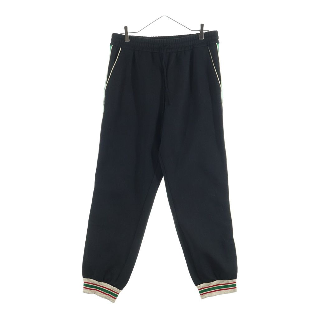 GUCCI (グッチ) 21AW GGジャガード ジョギングパンツ スウェットパンツ ブラック #L 663569