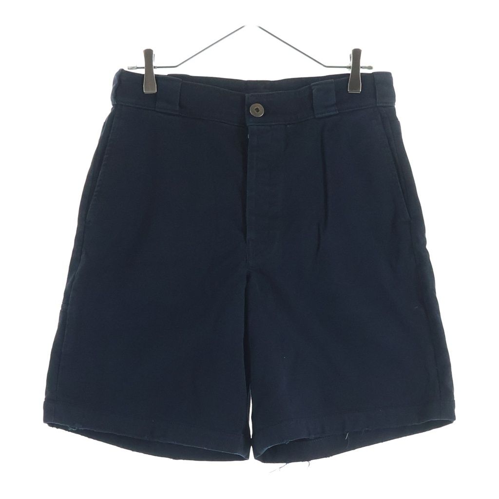 PRADA (プラダ) 22SS Logo Distressed Washed Denim Shorts ロゴ ダメージ加工ウォッシュドデニムショーツ ハーフパンツ ネイビー GEP339 S212